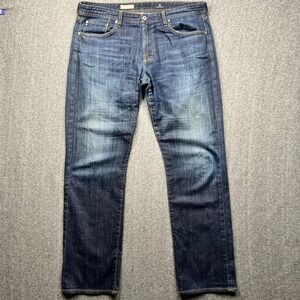 AG Adriano Goldschmied The Protege Jeans Mens 36x34 Blue Fits 38x34 Leg Stretch
